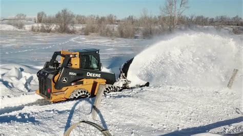 john deere skid steer snow blower wont spin|skid steer skid blower reviews.